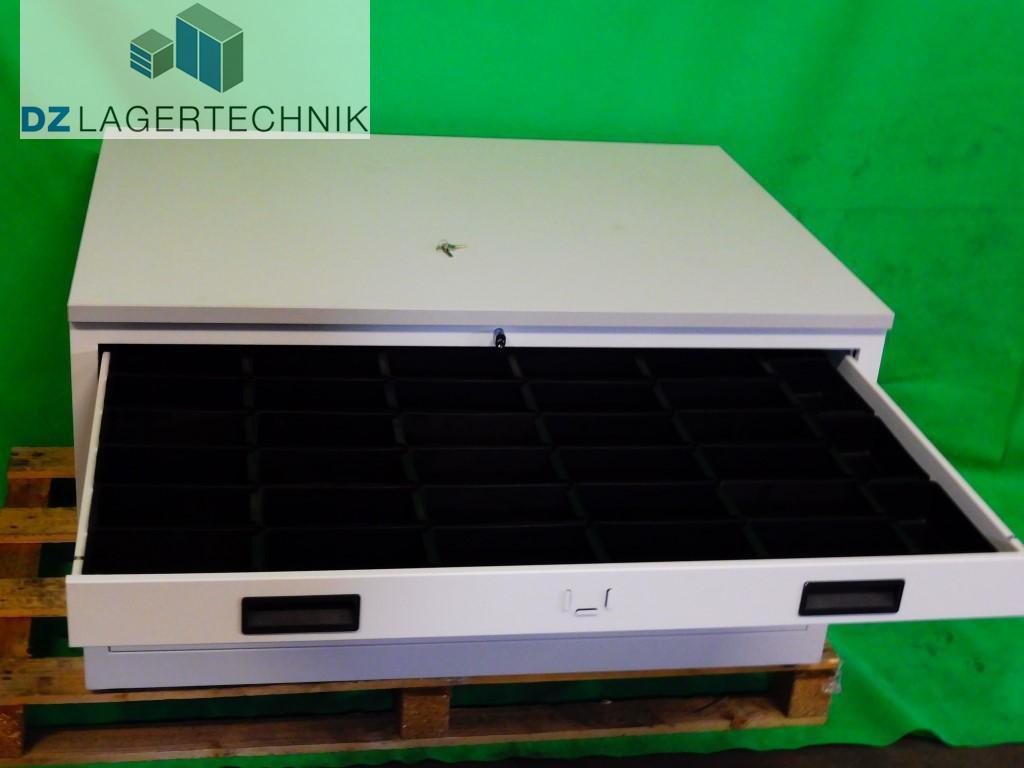 Schubladenschrank mit 6 Schubladen lichtgrau – Bild 6