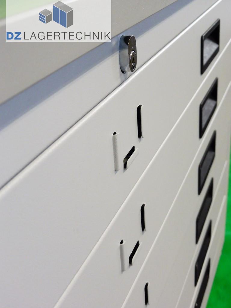 Schubladenschrank mit 6 Schubladen lichtgrau – Bild 9