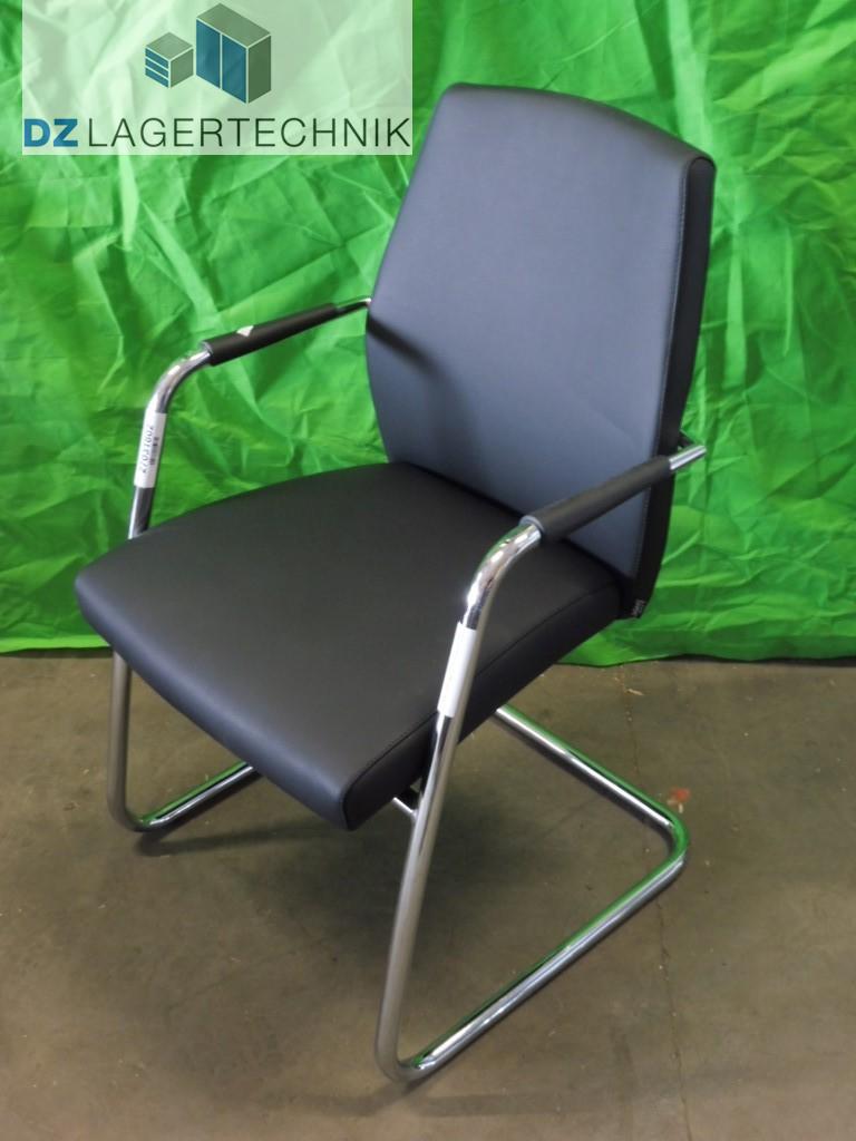 Freischwinger Passepartout schwarz