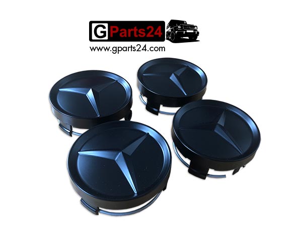 G-Klasse Nabendeckel w463 w461 Radnabendeckel matt-schwarz Offroad-Look – Bild 3