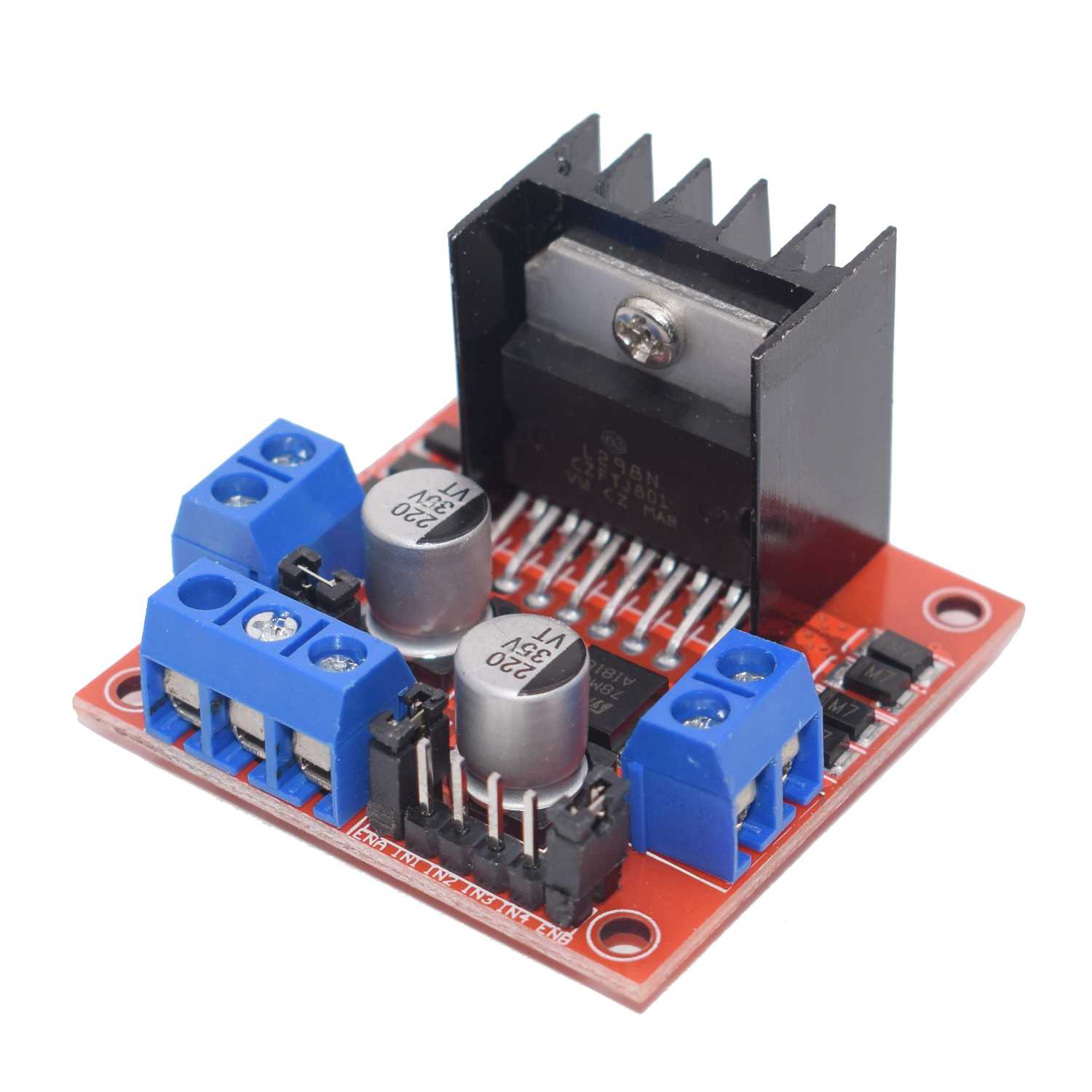 Dual H Bridge DC Stepper Motor Drive Controller Board Module L298N