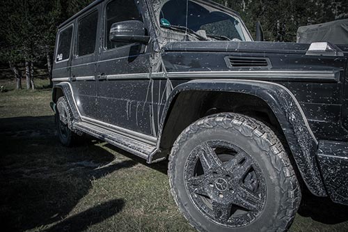 G-Klasse w463 18-Zoll Felgen Ashtaroth A4634011202 ET43 schwarz – Bild 5