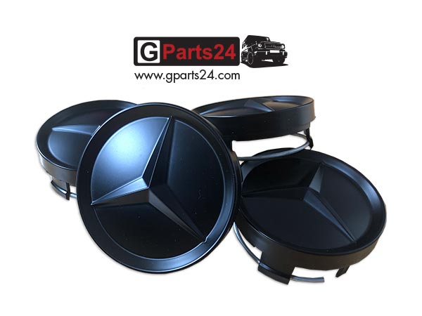 G-Klasse Nabendeckel w463 w461 Radnabendeckel matt-schwarz Offroad-Look