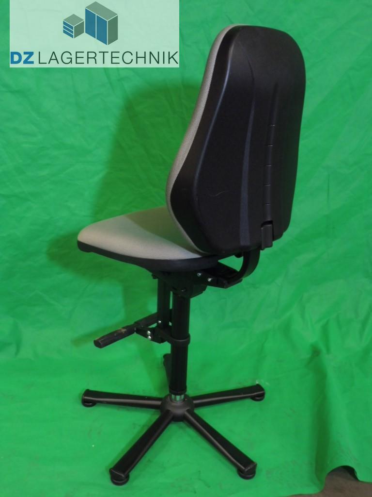 Labordrehstuhl LEANOS 9136 bimos grau – Bild 2