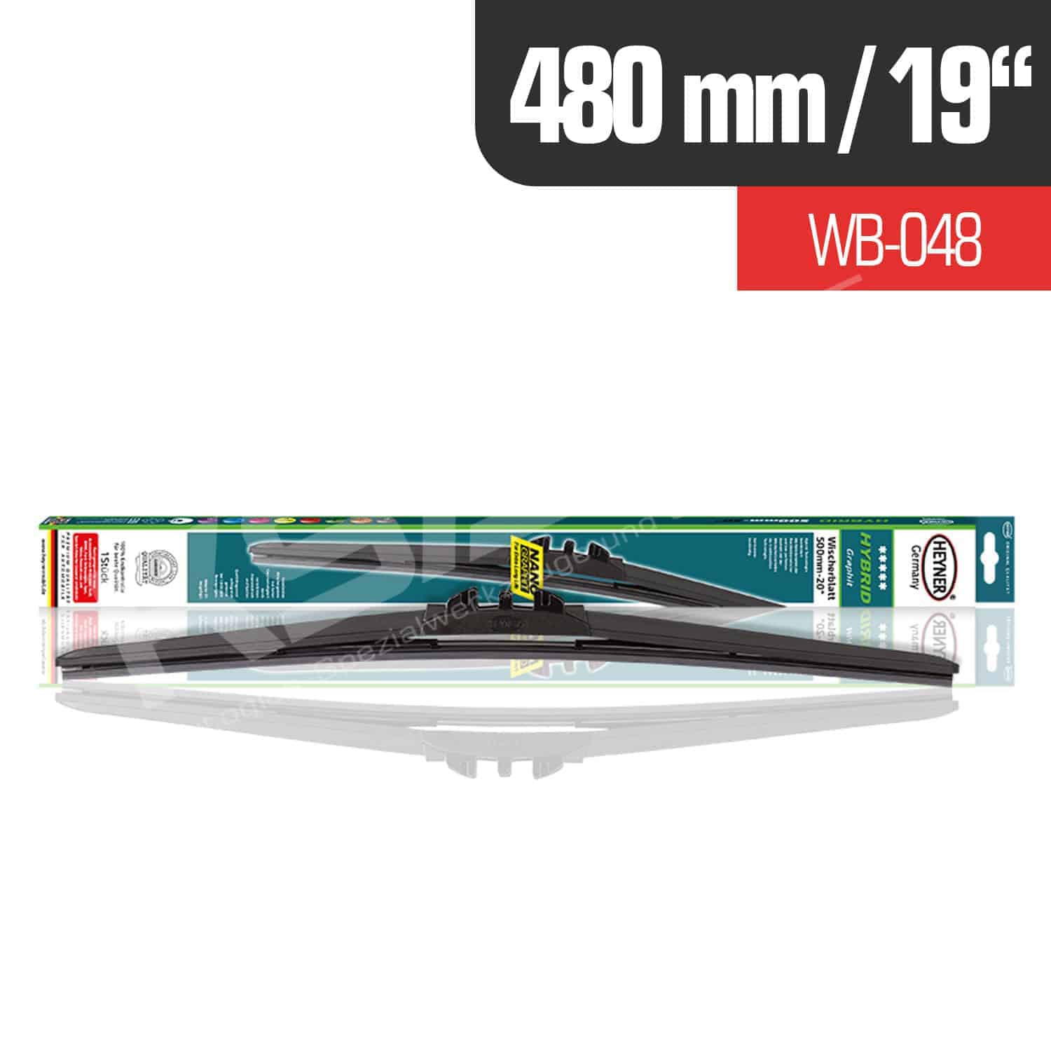 HEYNER Wischerblatt HYBRID 480 mm / 19“