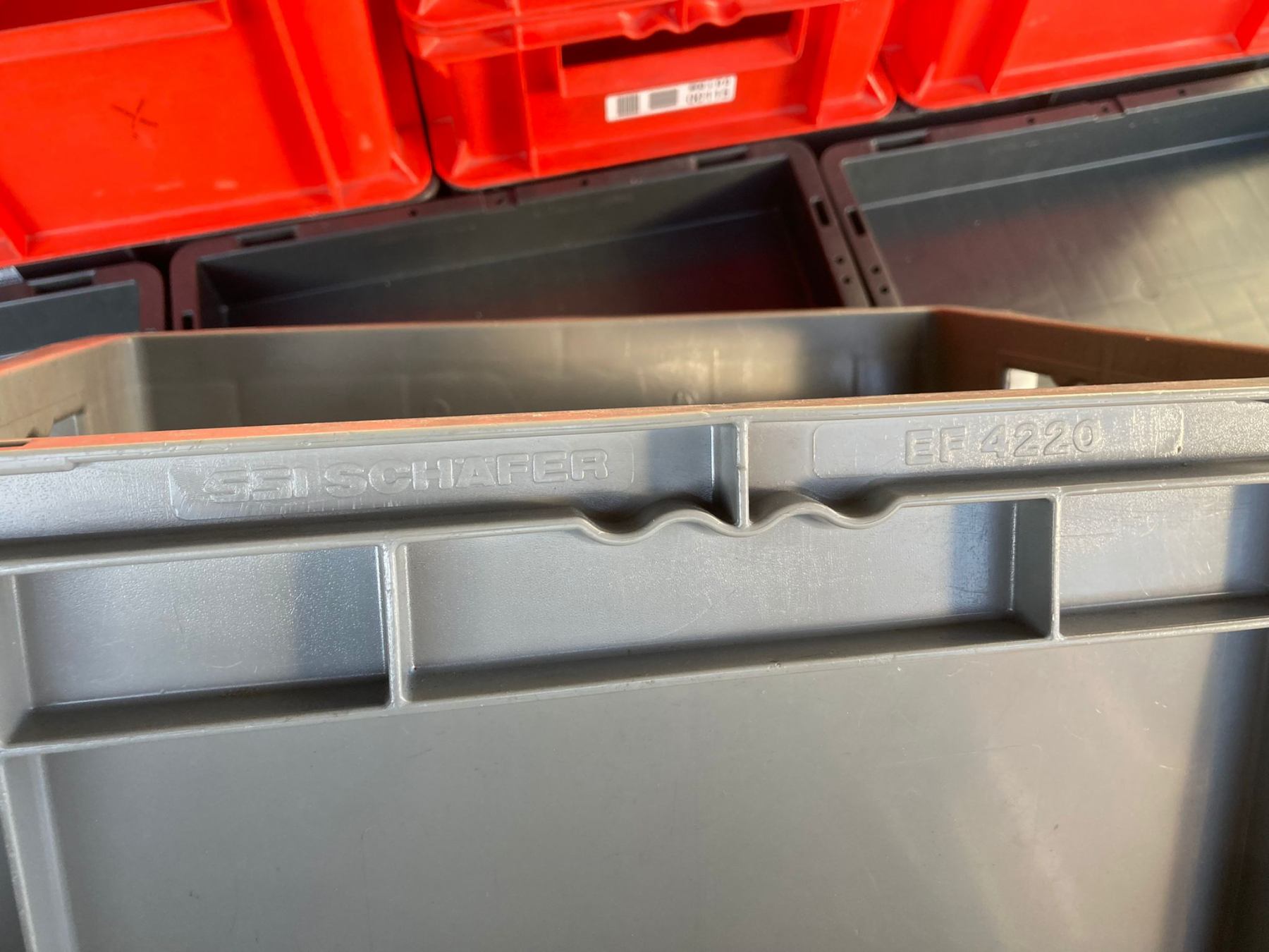 Eurokasten EF 4220 in grau von SSI Schäfer 400x300x220 gebraucht – Bild 2