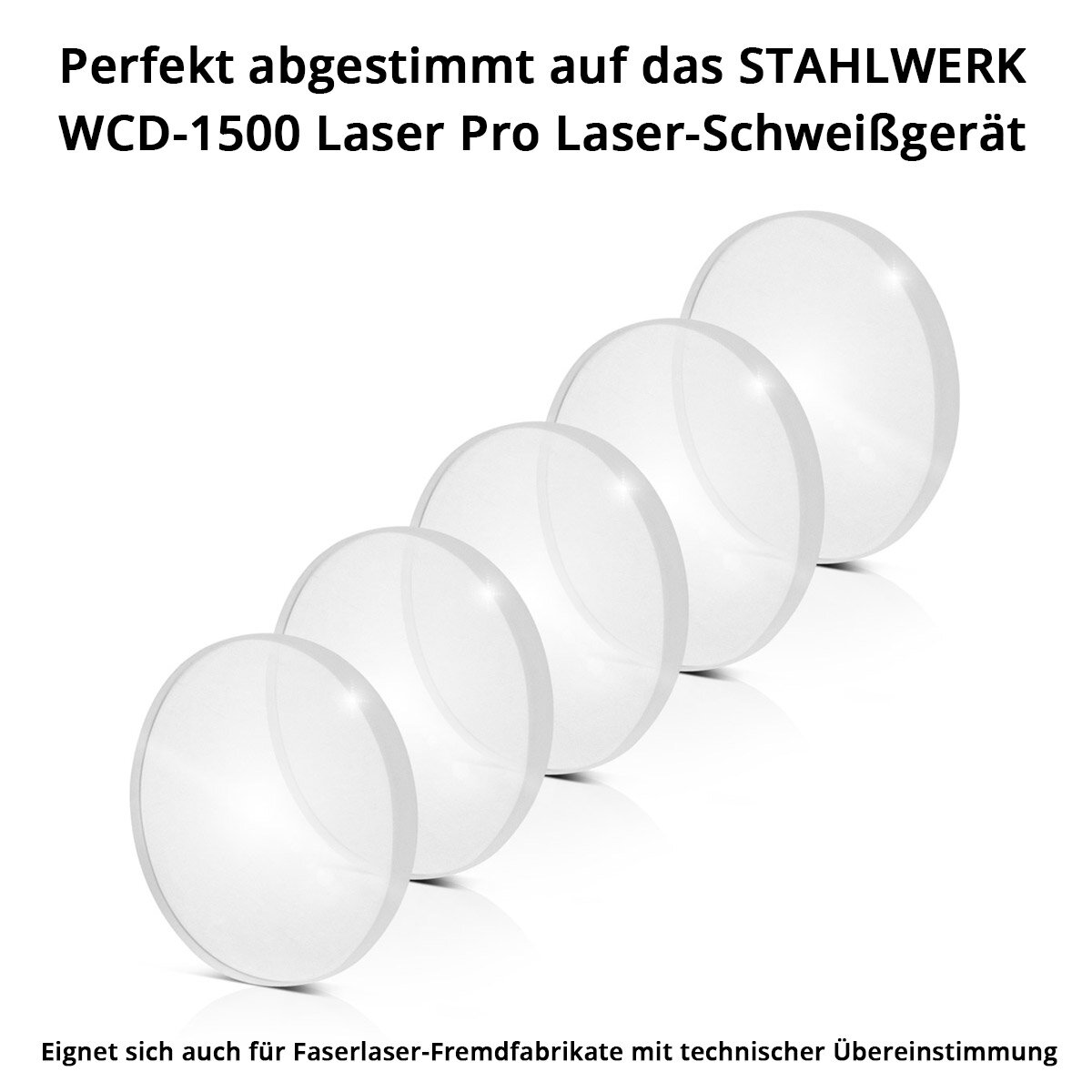 STAHLWERK Laser-Schutzlinsen 5er Set 18 x 2 mm – Bild 7